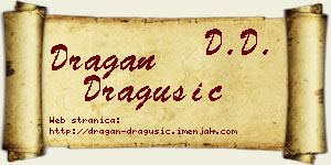 Dragan Dragušić vizit kartica